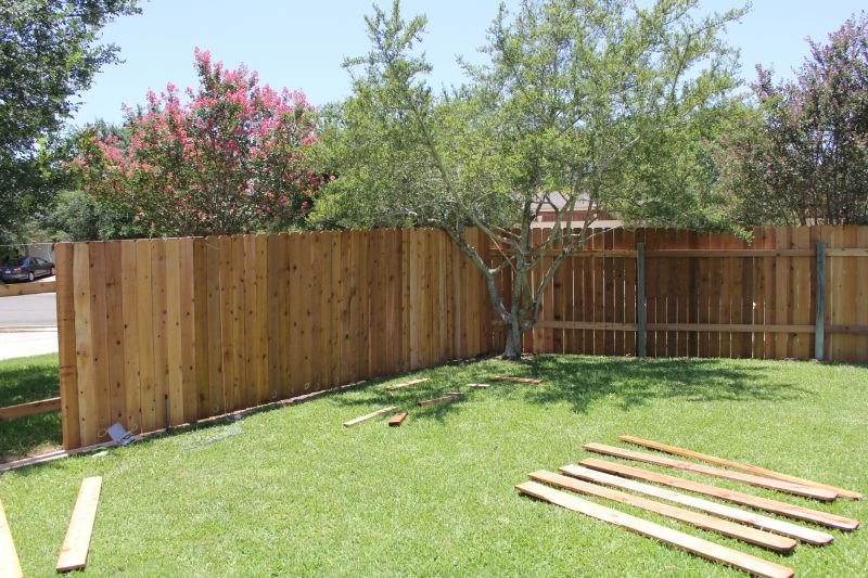 Plank Fence Installation